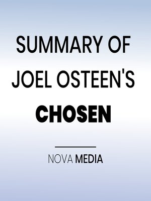 cover image of SUMMARY OF JOEL OSTEEN'S CHOSEN